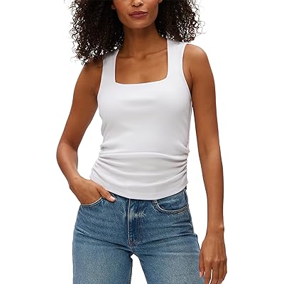 Michael Stars Maribel Square Neck Tank Top Women