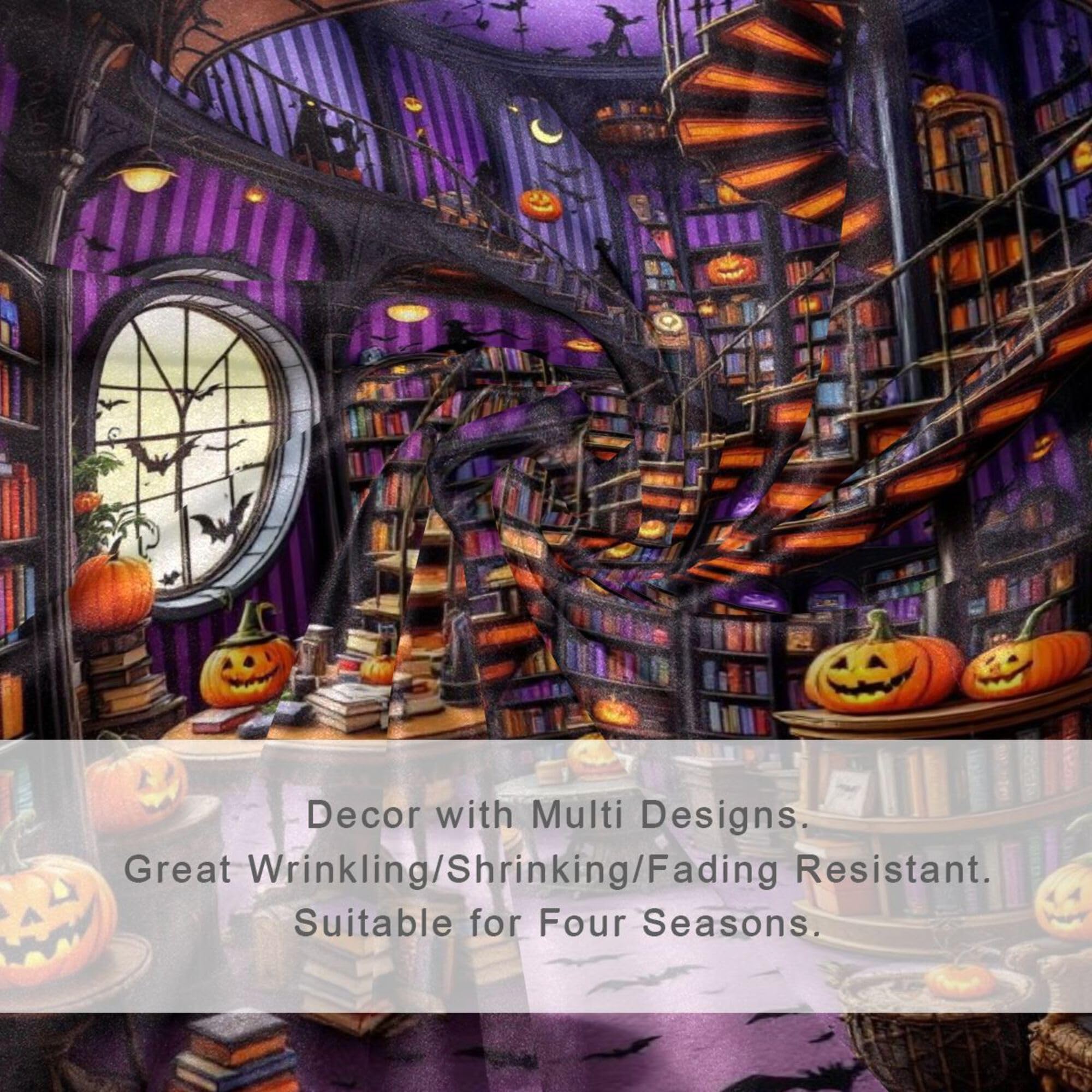 Narzuta na łóżko uroczy koc koce do salonu 50 x 60 koce narzuty odnowiony Halloween biblioteka sztuka