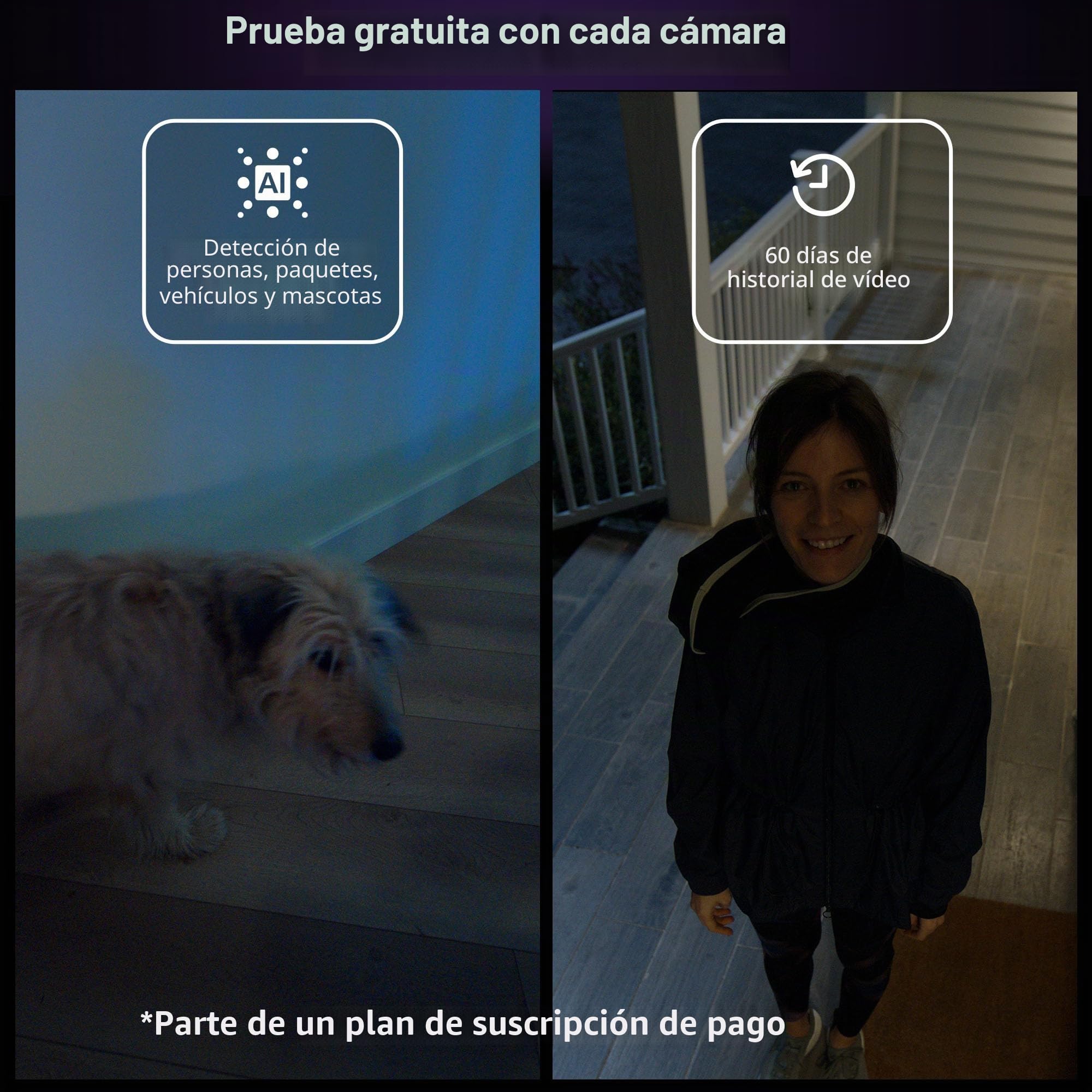 Philips Hue Secure - Cámara de seguridad inteligente para el hogar de 1080p, funciona con pilas, interior o exterior, fácil de instalar, conversación bidireccional, funciona con centro de seguridad en