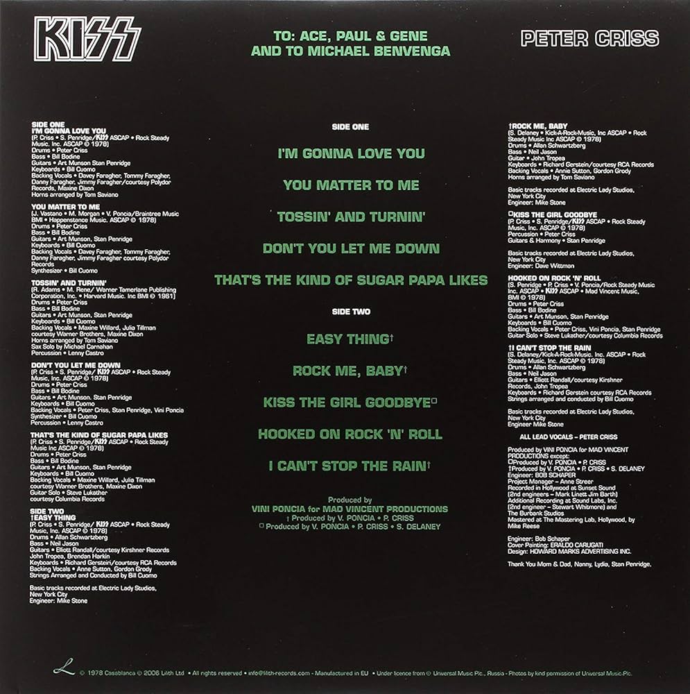 Amazon.com: Peter Criss - Ace Frehley - Gene Simmons - Paul
