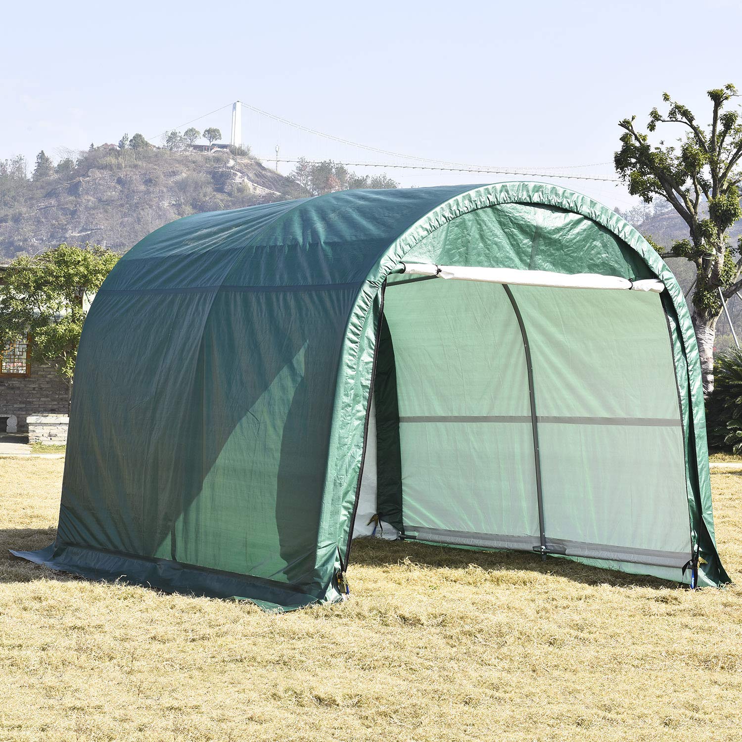 Buy Carport Auto Shelter 10x10x8ft Portable Outdoor Car Garage