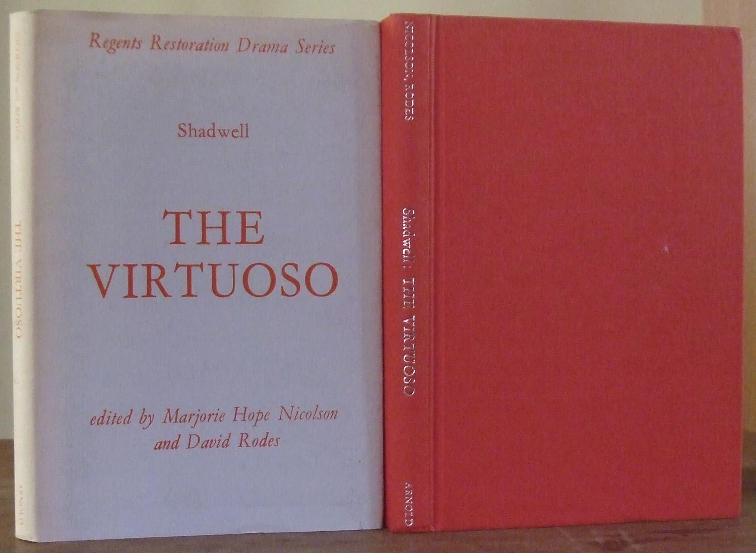 The Virtuoso (Regents Restoration Drama): Shadwell, Thomas (edit ...