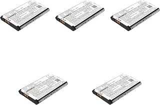 Flujoy 5 Pcs 1050mAh/3.7V Replacement Battery for Lightspeed Tango A500 Aviation 806-00001-000