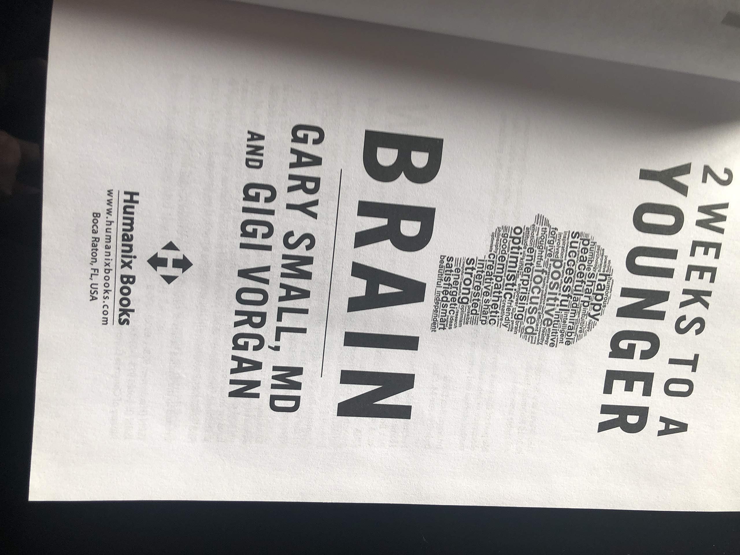 2 Weeks To A Younger Brain Hardcover – April 14, 2015