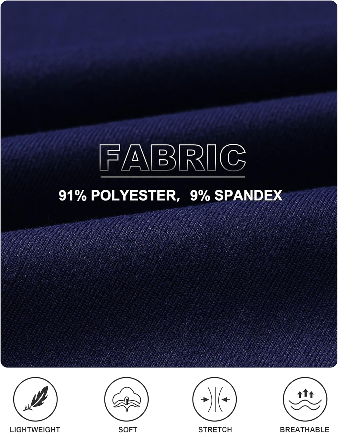 MoFiz Women's Pajamas Sets Long Sleeve Sleepwear 2 Piece Pjs Lightweight Lounge Set with Pockets - Image 5