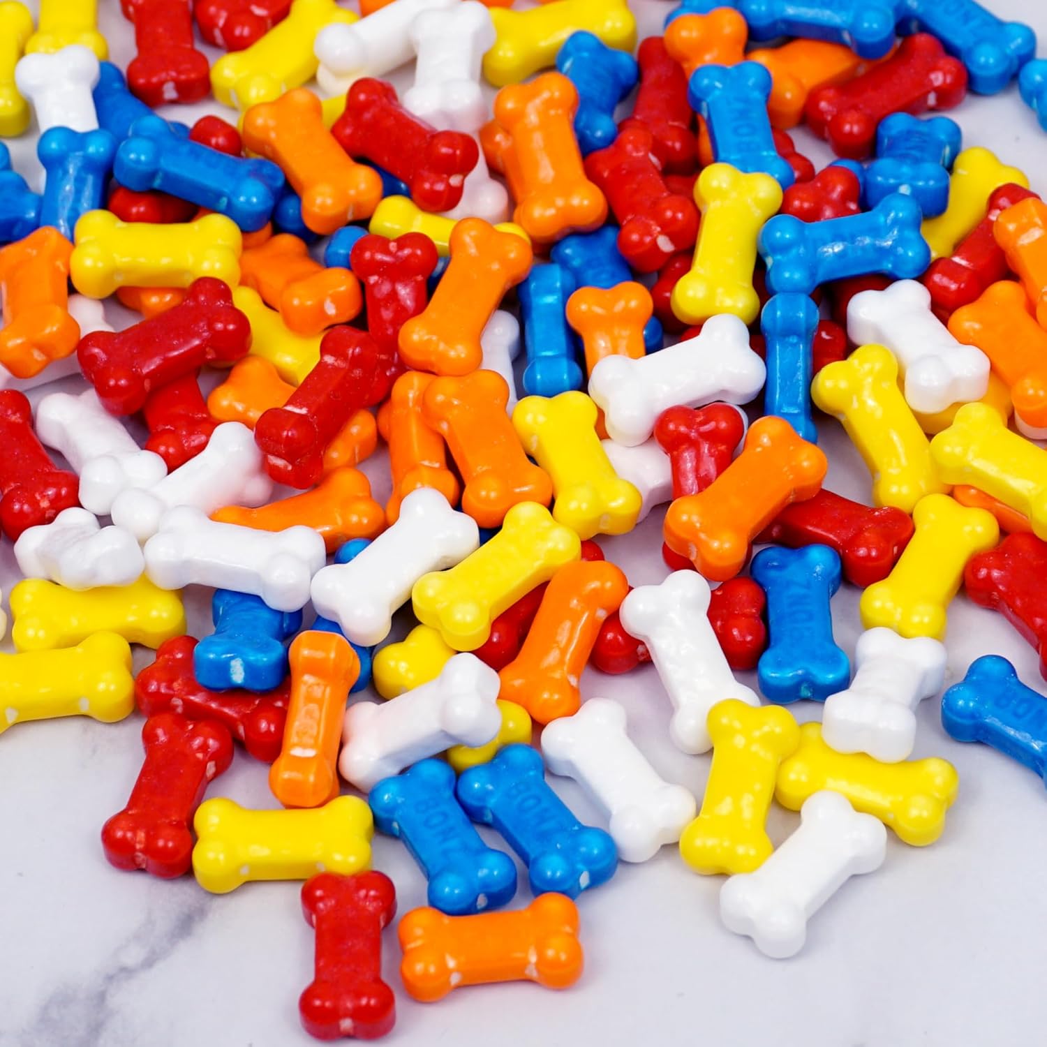 Bonz Candy, 1 Pound Bulk Bag, Bone Shaped Candy, Dog Bonz Candy Bulk