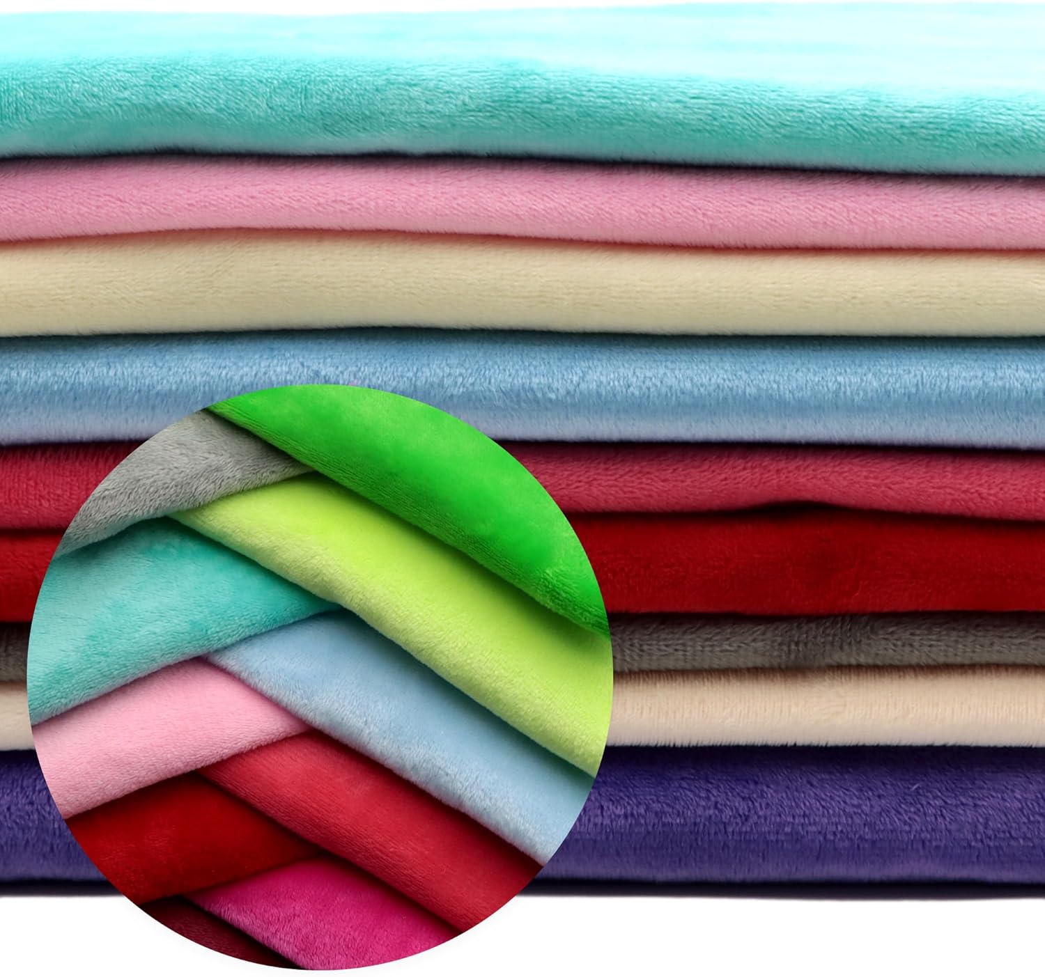 David accessories Fabric Soft Plush Thin Sheer Fabric by The Yard 62" Wide Blanket, Change Station Cover, Pillow, Scarf (Light Pink, 2 Yard)