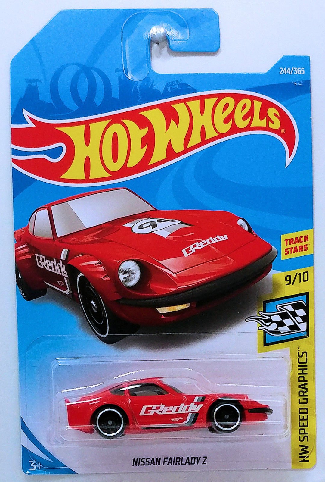 Hot Wheels 2018 Hw Speed Graphics 9/10 - Nissan Fairlady Z (Red)