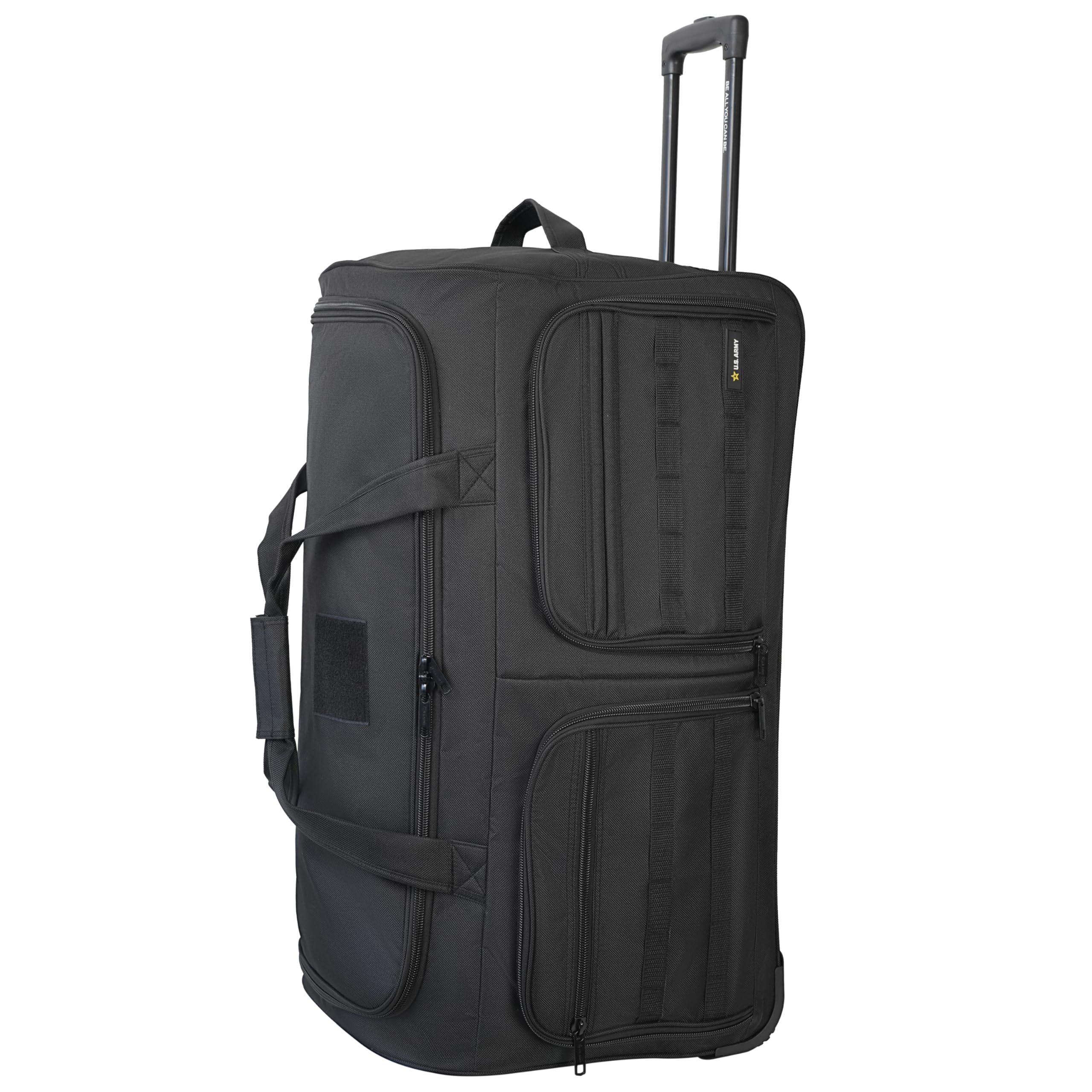 US Army ROMEO 31-inch Large Tactical Duffel Bag with Wheels | Heavy Duty Material, Molle Webbing, Water Resistant Military Rolling Bag for Travel,