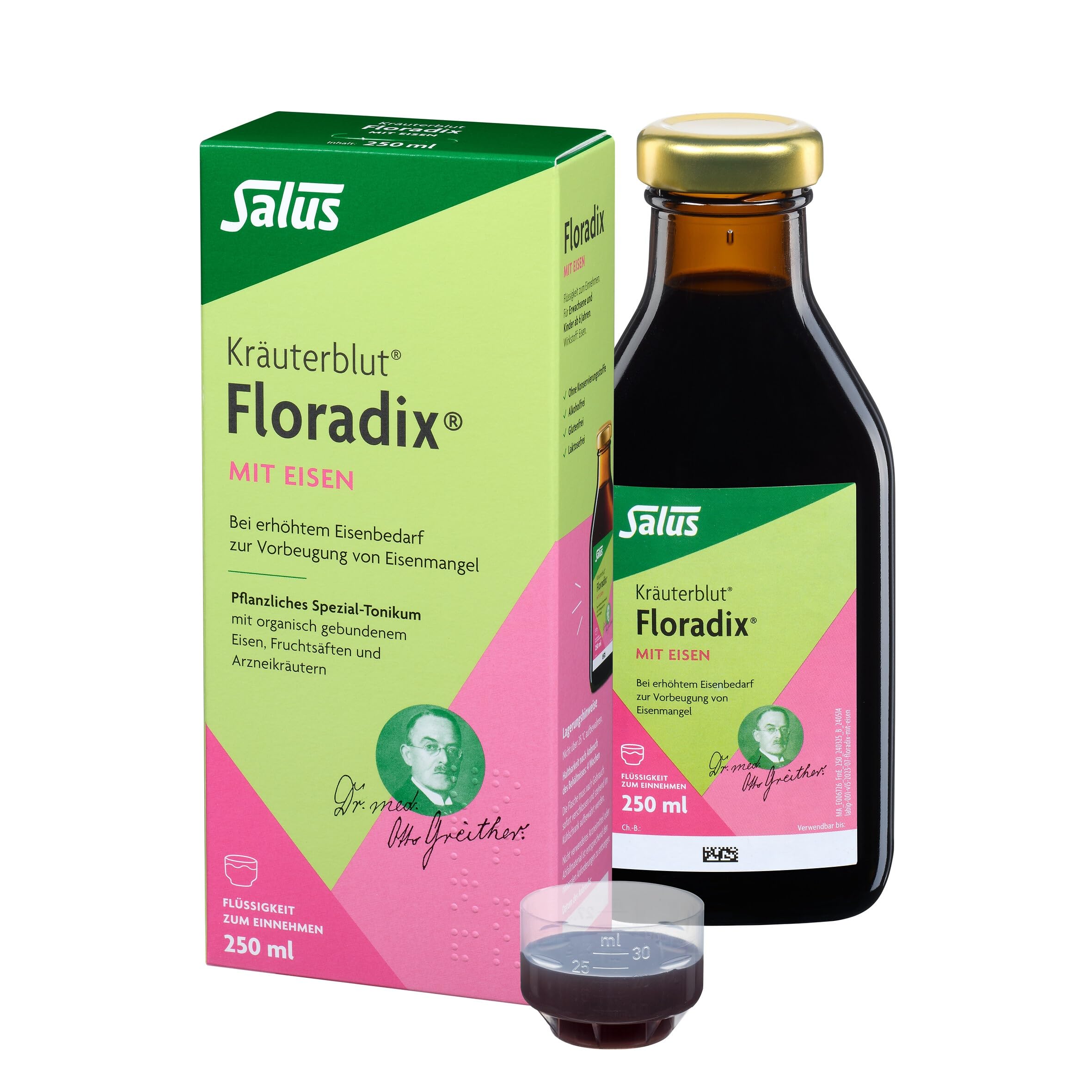 Salus Kräuterblut Floradix mit Eisen 250ml
