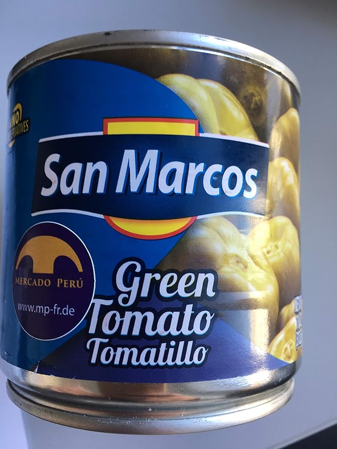 San Marcos Tomatillo Whole 380g / Mexican Green Tomatoes for Salsa