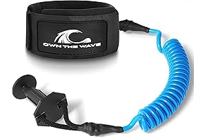 Own the Wave Bodyboard Leash – Premium Coil 4ft Boogie Board Wrist Strap