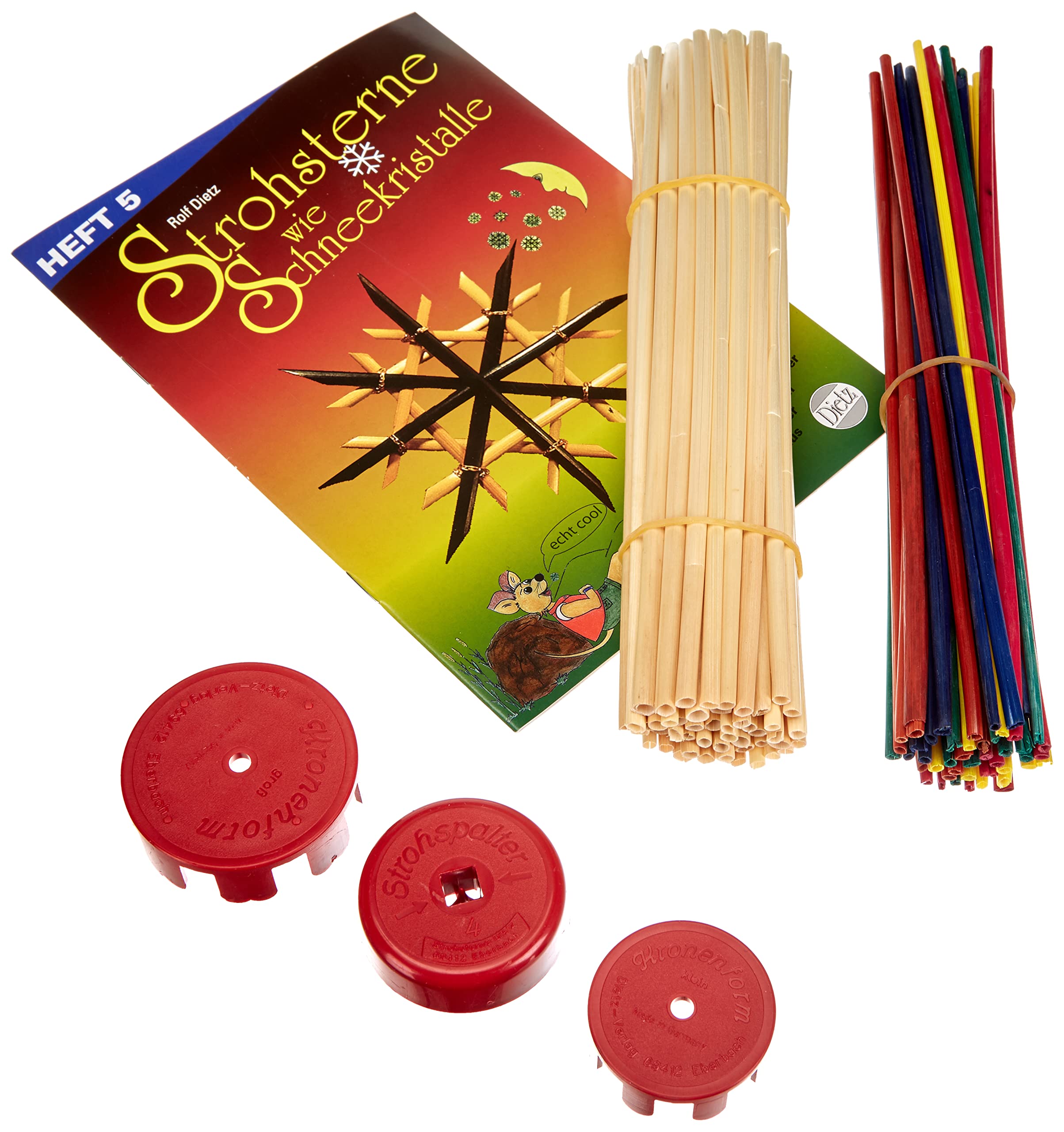 Kit complet de paille étoile GLOREX pour créations manuelles