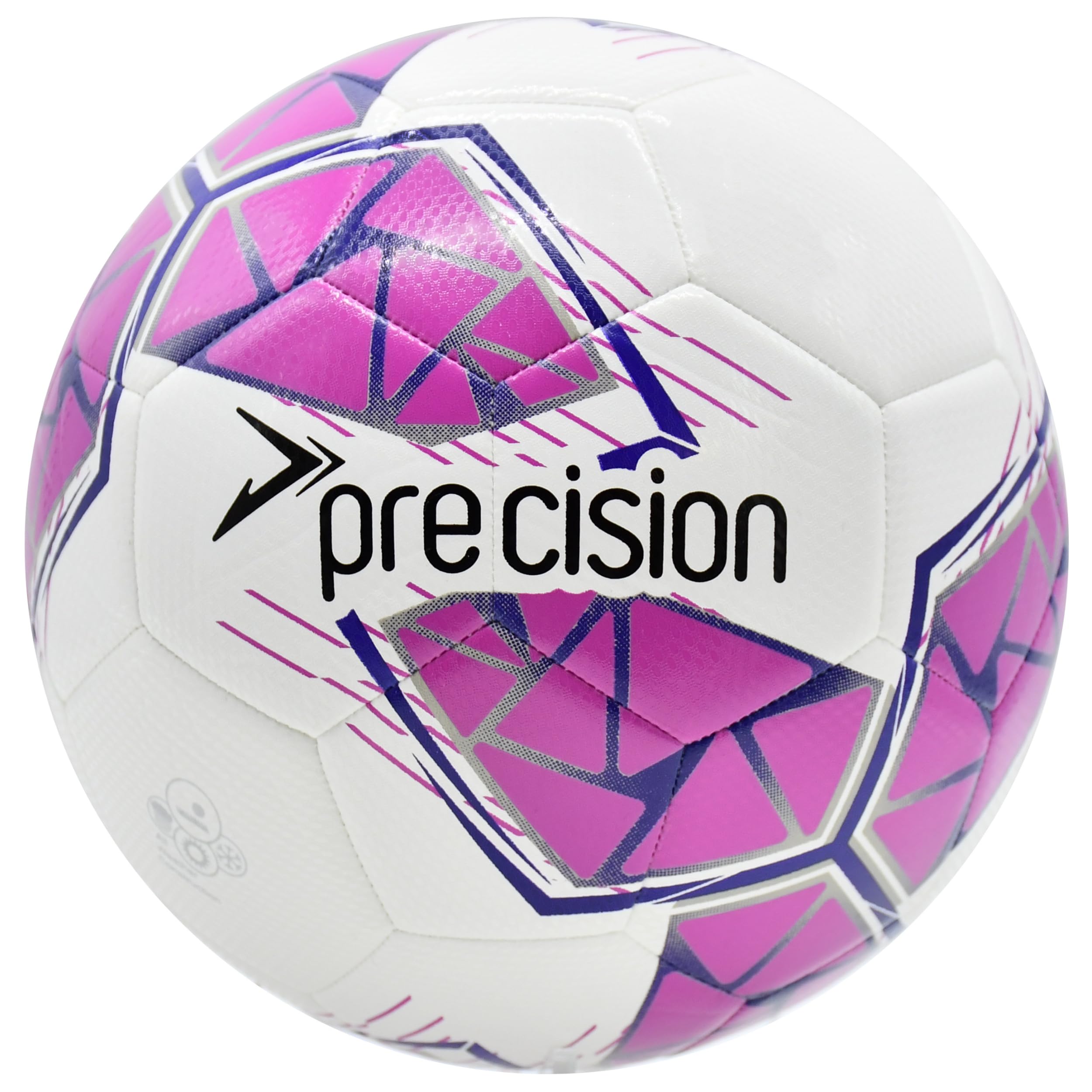 Precision FUSION FIFA BASIC Training Ball Size 3 (White/Pink/Purple/Grey)