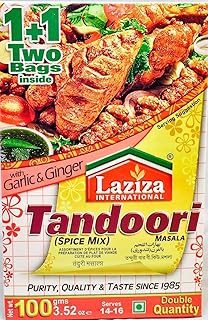 Laziza Tandoori Bbq Masala, 100-Gram Boxes (Pack of 6)