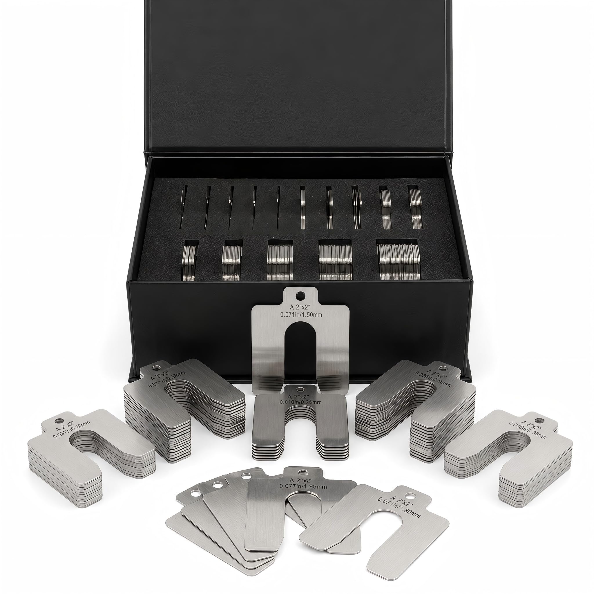 304 Stainless Steel Shim Kit - 60 Piece -14