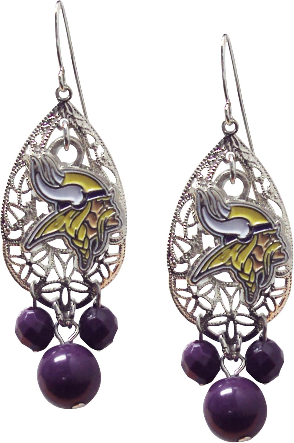 NFL Teardrop Logo Dangler Earrings