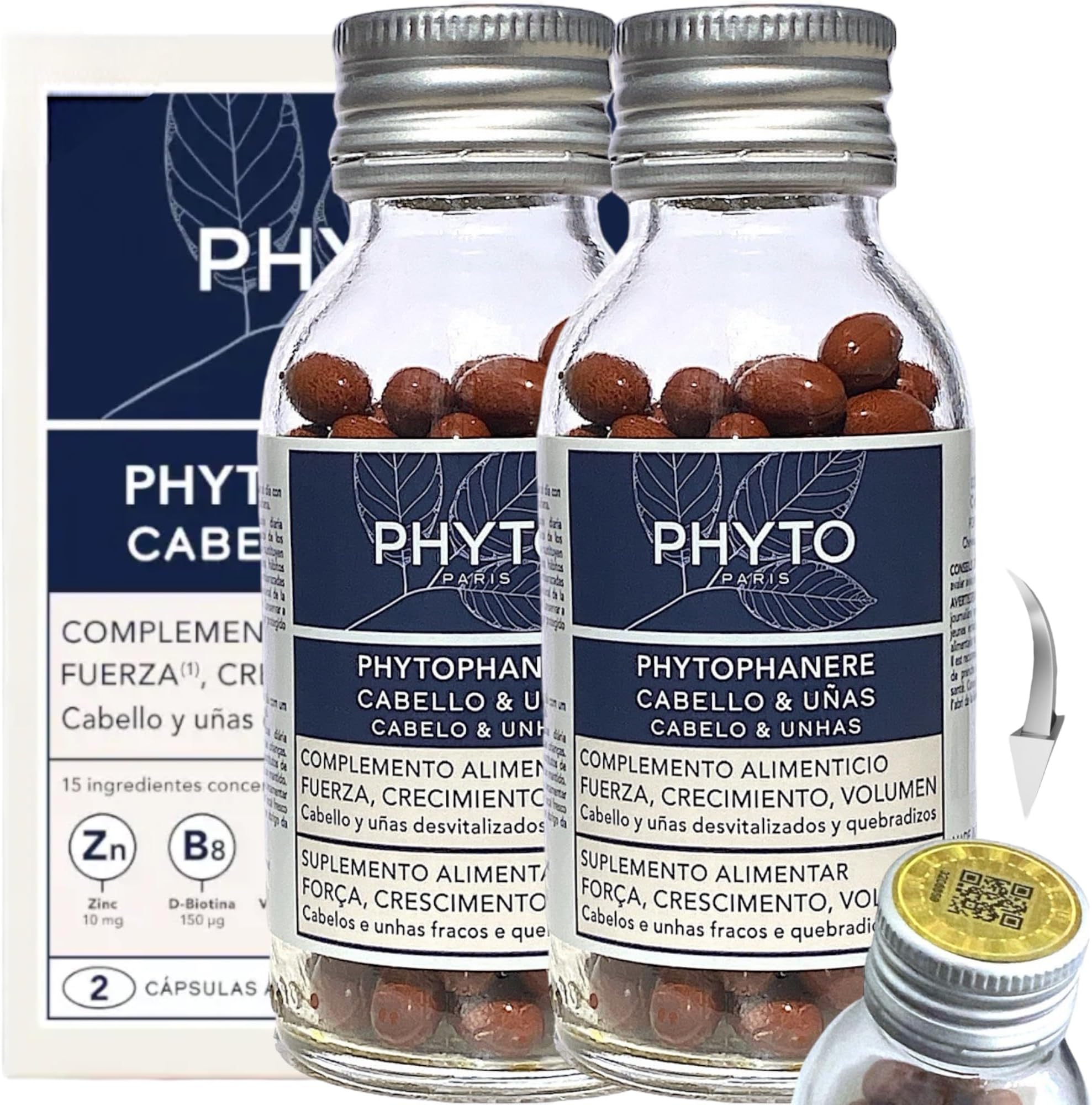 TIWASSI 2 Phyto hair growth NEW SHAPE - ORIGINAL HOLOGRAM For 4 months - Supplied by MIGILAN trusted distributor in UAE.