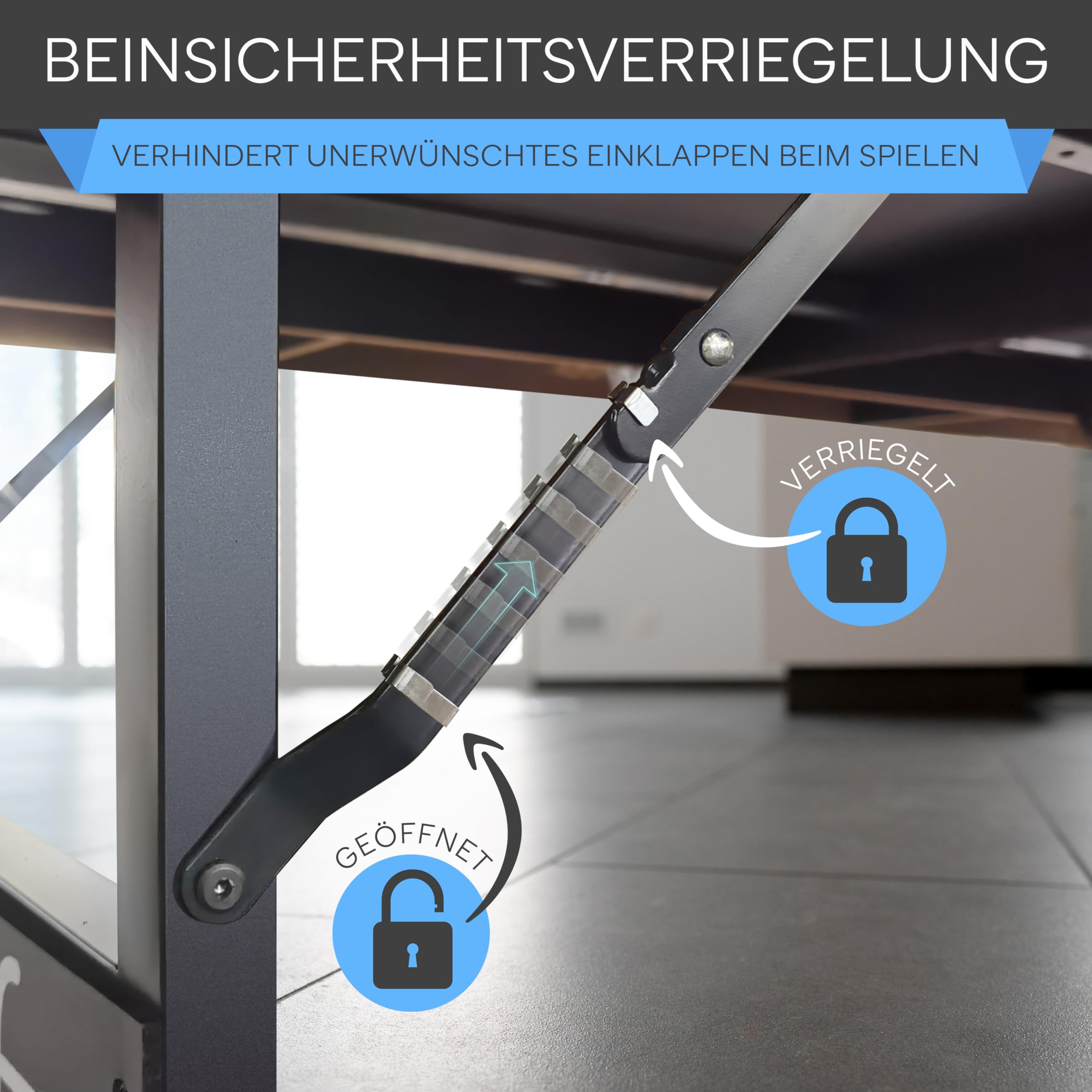 SereneLife 6-Fuß Klapp-Pooltisch – Tragbarer Billardtisch – Inklusive 2 Queues, vollständigem Ballset, Kreide, Bürste – Klappbarer Pooltisch für Kinder und Erwachsene