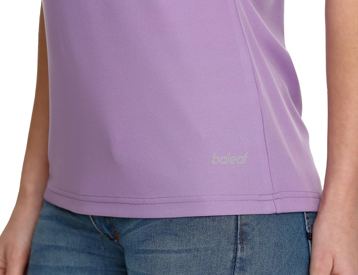baleaf Women's UPF 50+ UV Protection Shirts Short Sleeve T-Shirts SPF Sun Shirts Quick Dry Outdoor Performance Tops Purple Size M - Image 5