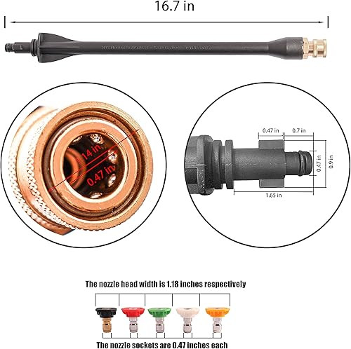 Miniatura 2 de 308494075 Varita de hidrolavadora para lavadora a presión Ryobi