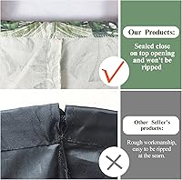 Vista 5 de TOGETRUE - Organizador de bolsas de plástico con soporte de pared, dispensador para el hogar, soporte para bolsas de comestibles resistente