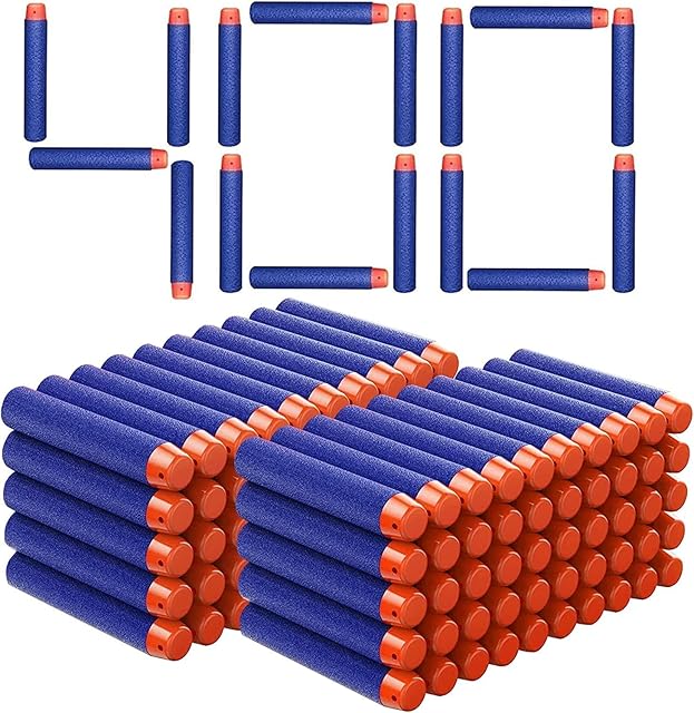 Airlab Darts rzutki do akcesoriów Nerf, 200, 400 kul uzupełniających do N-Strike Elite, zestaw uzupełniający, zabawka na zewnątrz i dla rodziny, niebieskie