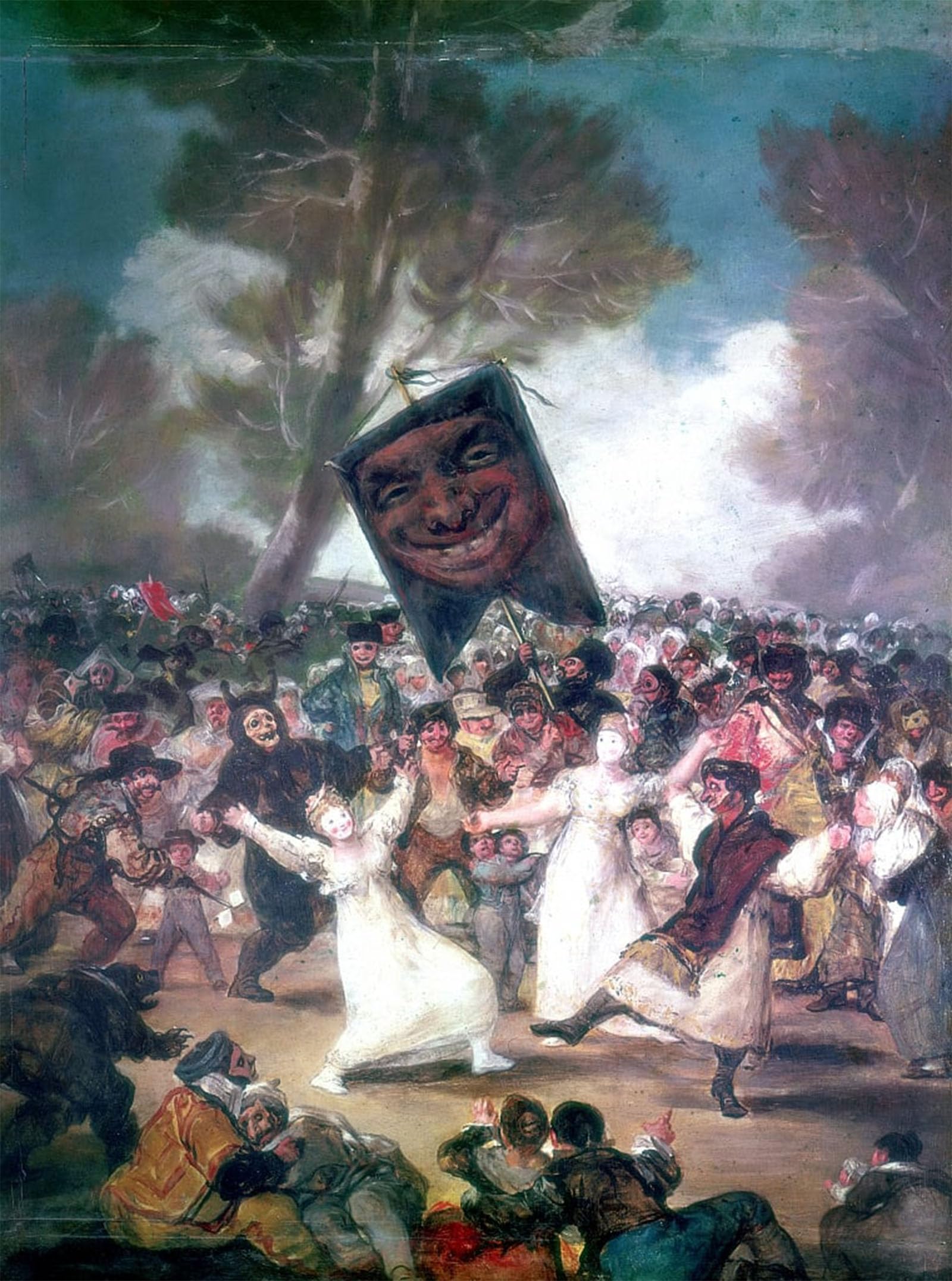 Image Sur Toile Pour Décoration Murale Goya Combat dans un village poster grand format 60x90 - 5