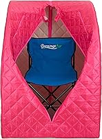 Vista 3 de Durasage - Sauna de vapor portátil para uso doméstico – Tienda de spa personal plegable para todo el cuerpo con generador de vapor de 800 W