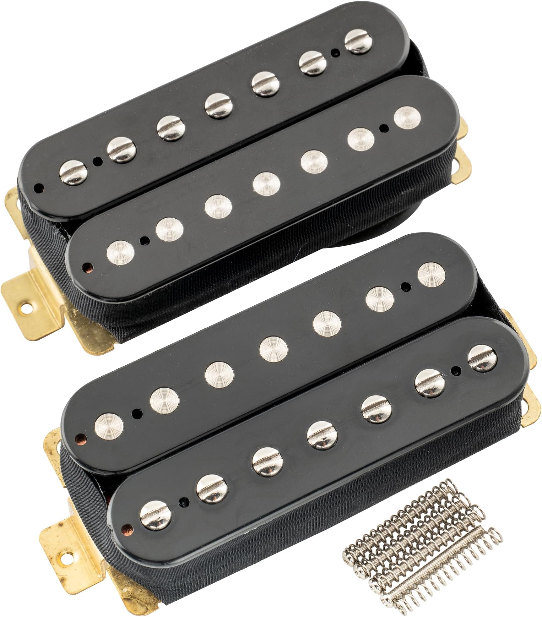 Artec HBA117 Alnico 5 Magnet 7 String Guitar Humbucker Pickup Neck Bridge Pickups Set for Electric Guitar, Black