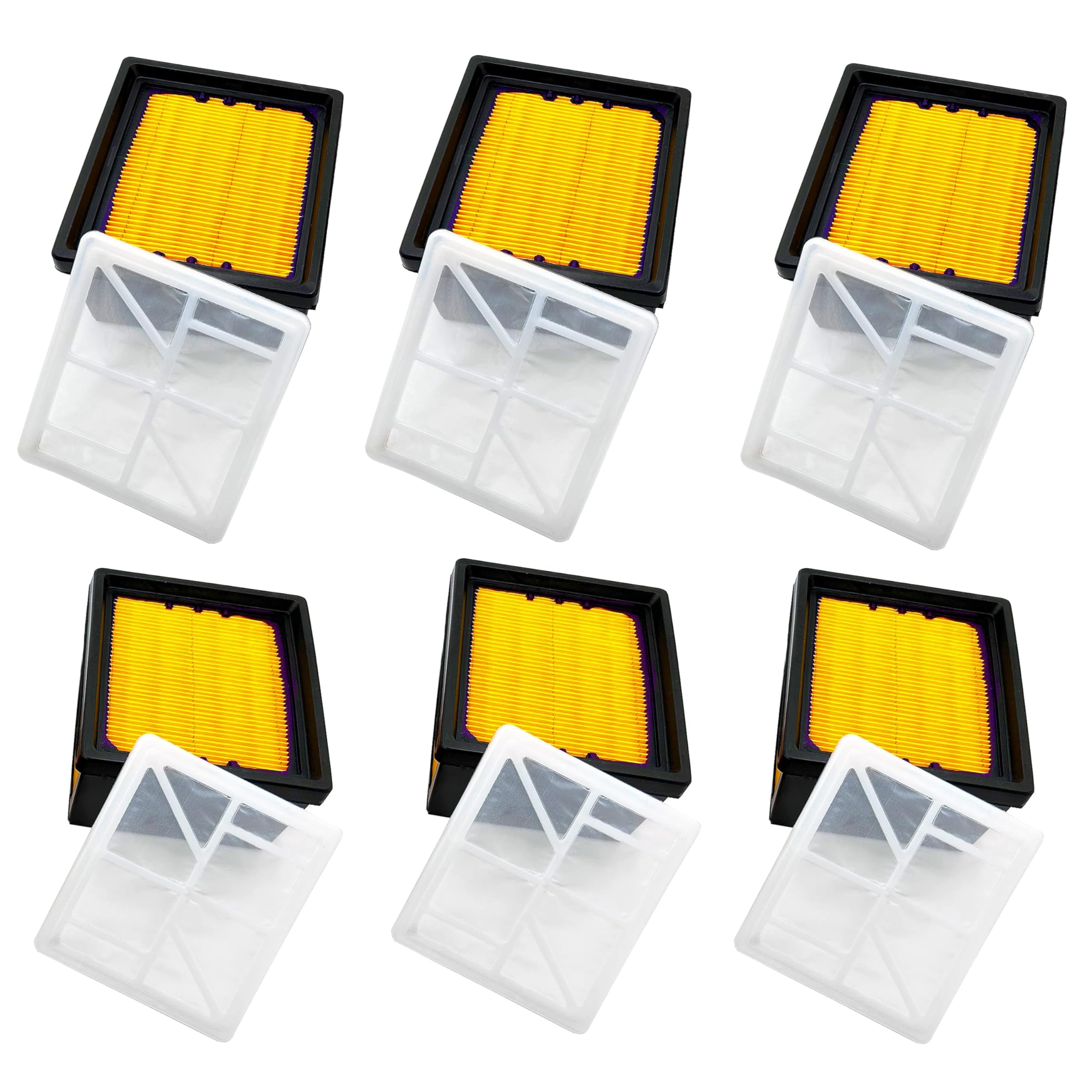 Lot de 6 filtres à air pour scie à béton Hus Qvarna K760 K770 Remplace Les filtres à air 574362301 574362302 525470601 525470602