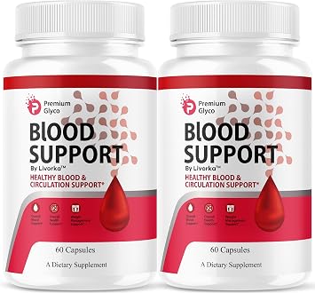 2 Pack Premium Glyco Capsules - Official PremiumGlyco Advanced Blood Support, Natural Premium Glycol Pills Maximum Strength Health & Wellness Multivitamin Supplement, 120 Capsules for 2 Months