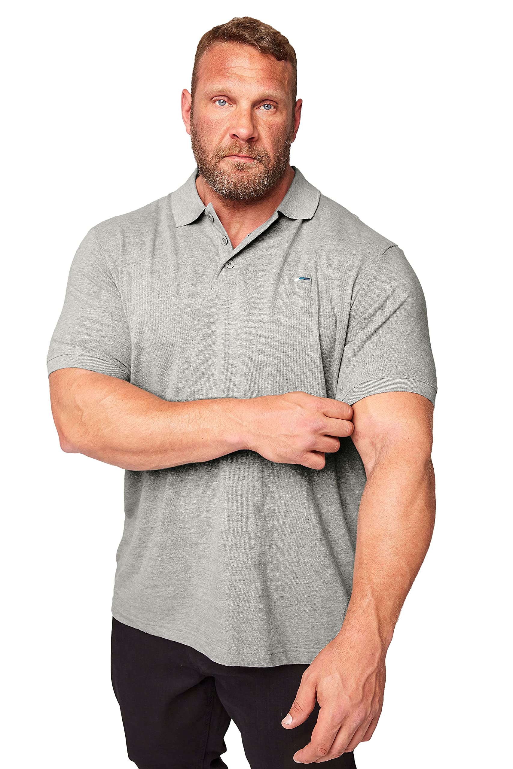 Badrhino Mens Big & Tall Polo Shirt