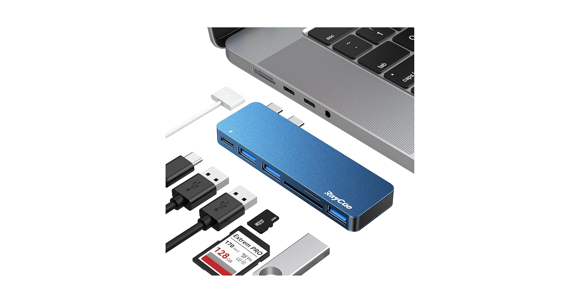MacBook Air M2 2022 USB-Cハブ付き MacBook Air M2 2022 USB-Cハブ付き