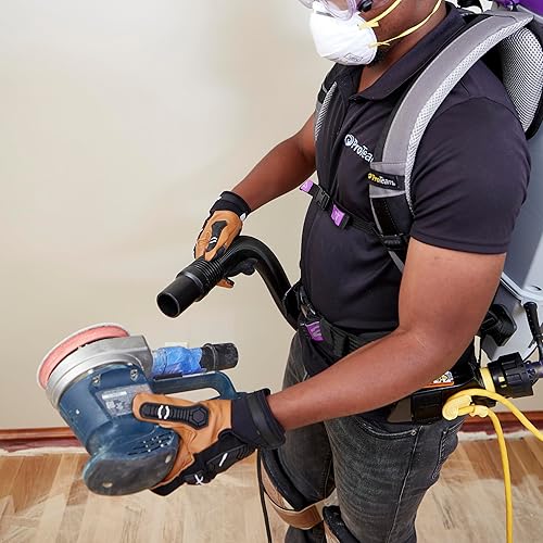 Miniatura 9 de ProTeam GoFit 10 - Aspiradora comercial de mochila con puertas sopladoras 107676, herramienta sopladora de 1.5 pulgadas y herramienta de superficie