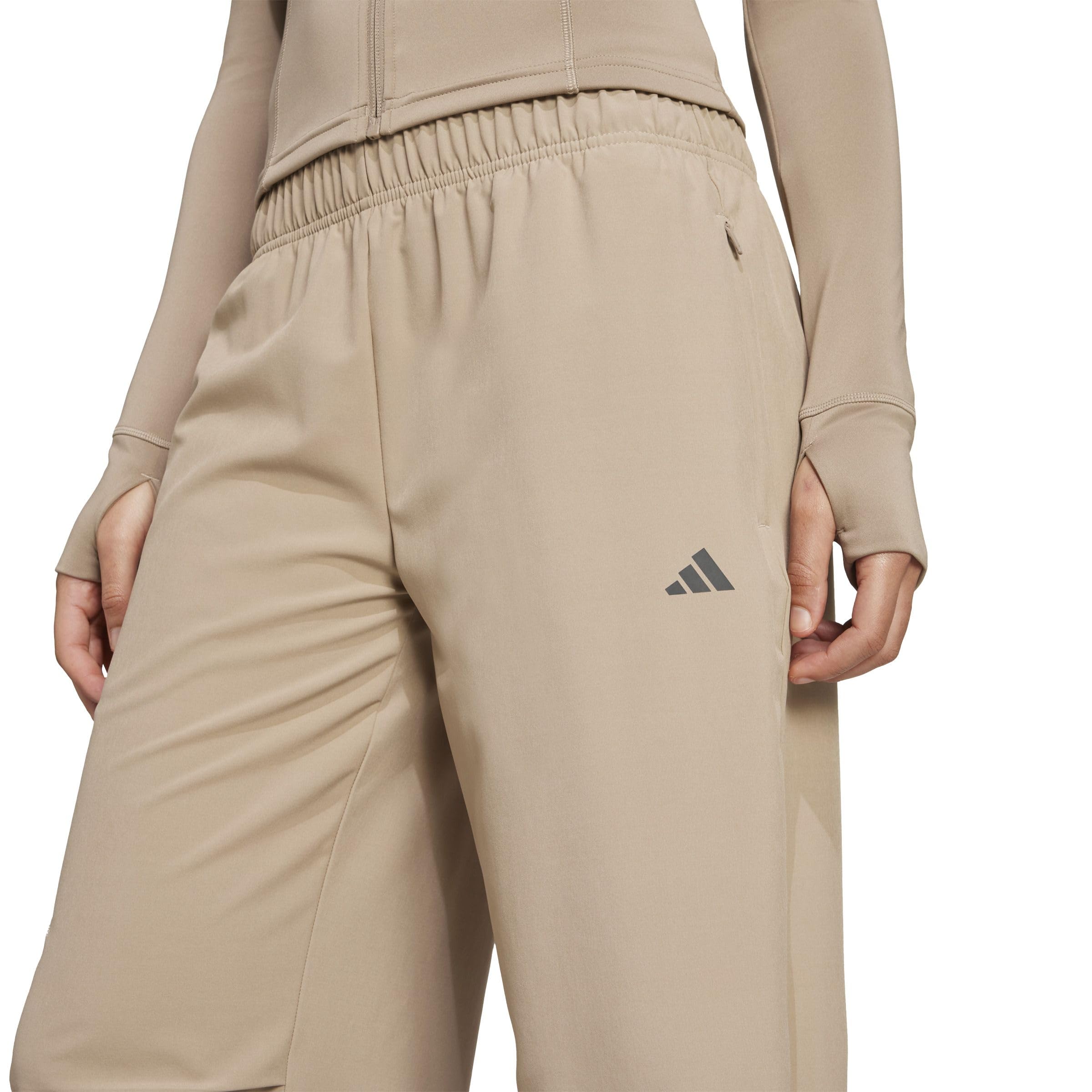 adidas Femme Workout Essentials Woven Training Pants, Chalky Brown, XL