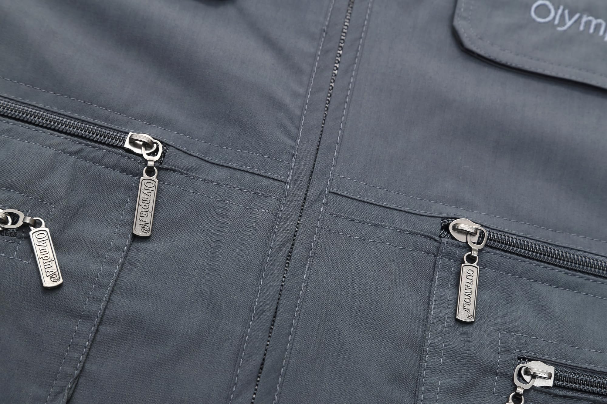 Luckyone Gilet estivo da uomo per cani con molte tasche, gilet multifunzione per caccia, pesca, campeggio, senza maniche, per fotografia, escursionismo