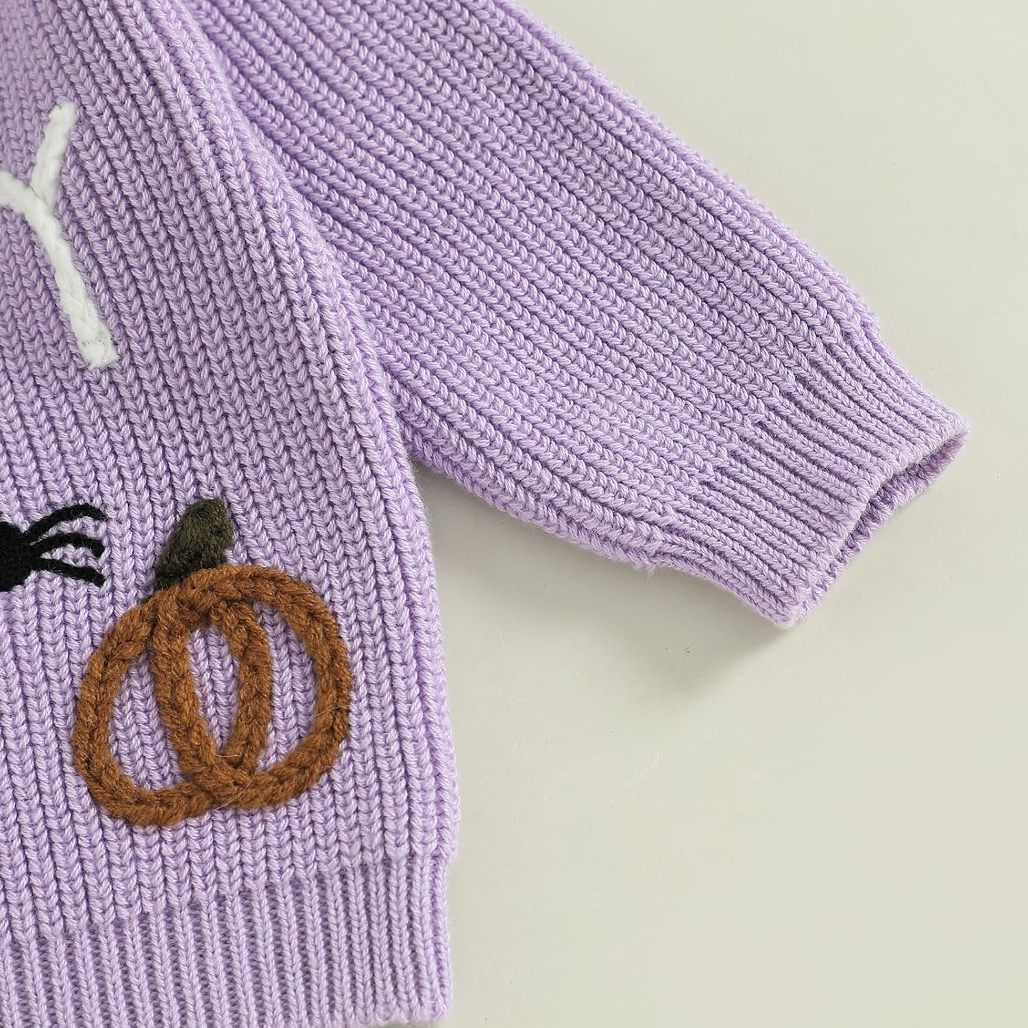 Madjtlqy Toddler Kids Baby Girl Halloween Sweater Warm Pullover Sweatshirt Knitwear Knitted Fall Winter Clothes