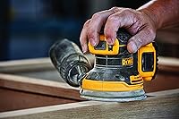 Vista 10 de DEWALT - Lijadora orbital de 20 V MAX, solo herramienta (DCW210B)