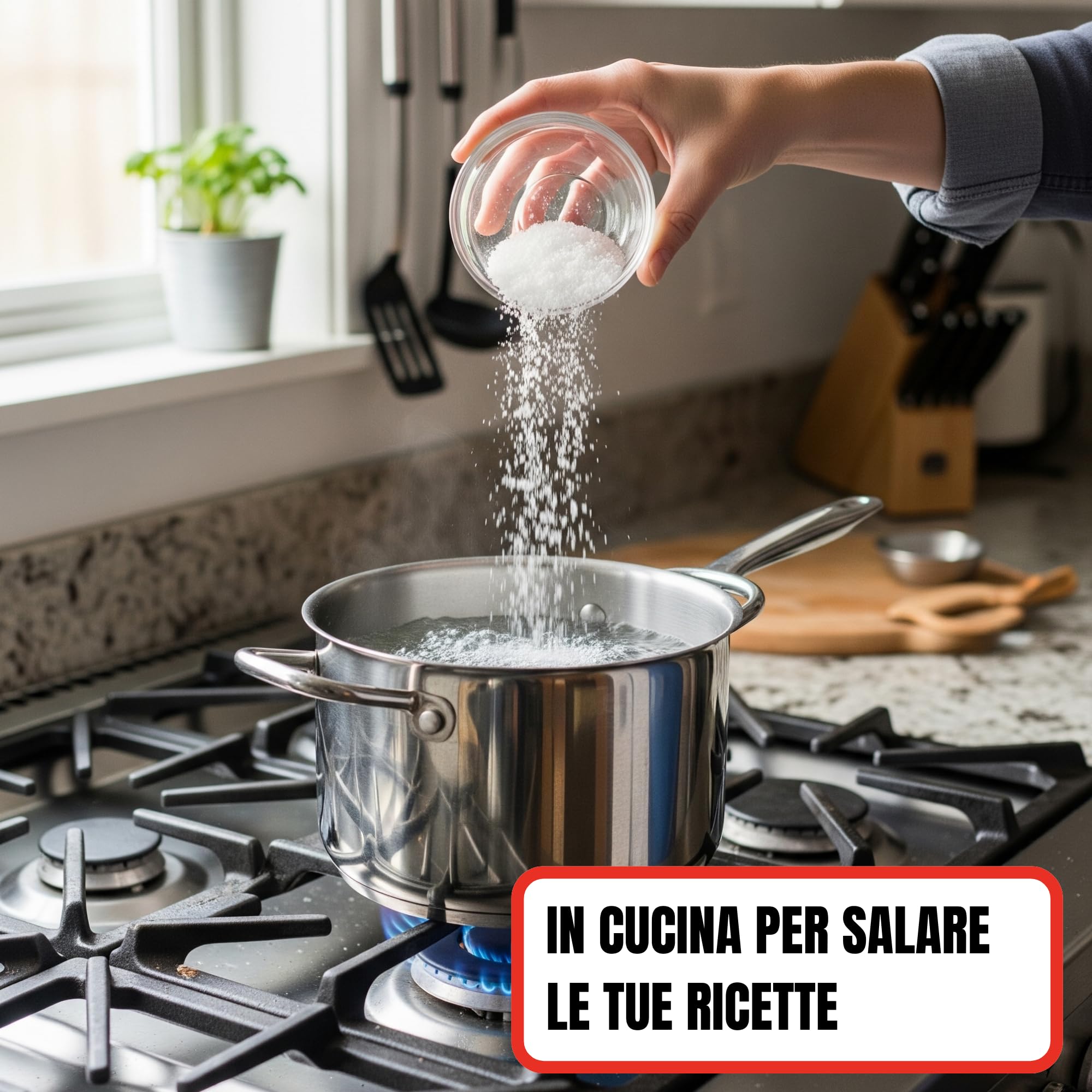Sale Marino Grosso Alimentare 25kg Ottenuto per Evaporazione da Acqua di Mare Lavato e Essiccato