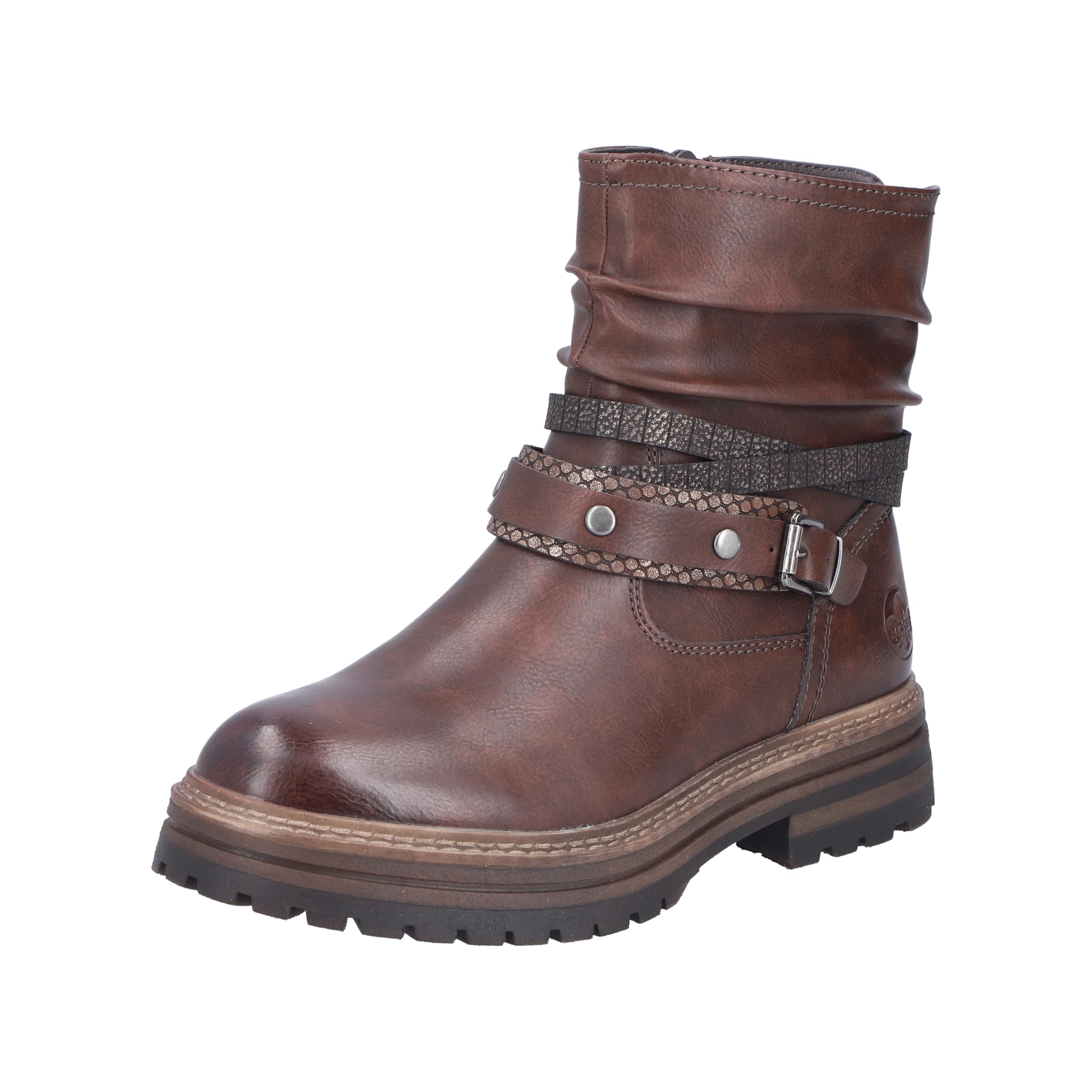 Rieker Women's 93062 Biker Boots, Brown, 36 EU, brown, 3.5 UK