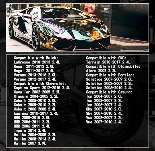 Miniatura 6 de El filtro de aceite del motor y el conjunto de tapa reemplaza a 12605565 PF458G compatible con Pontiac G5 G6 Grand Am Pursuit Solstice