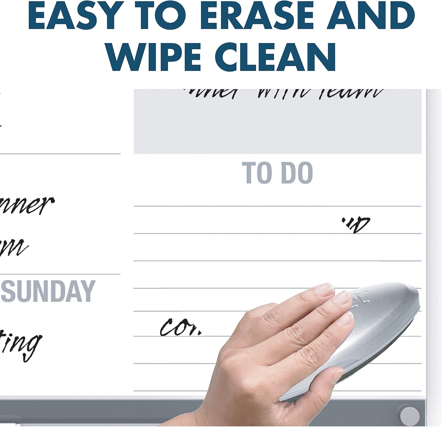 Quartet Glass Whiteboard, Magnetic Dry Erase Board, 8-1/2" x 11", with Customizable Templates, White Dry Erase Surface, Infinity (GI8511)