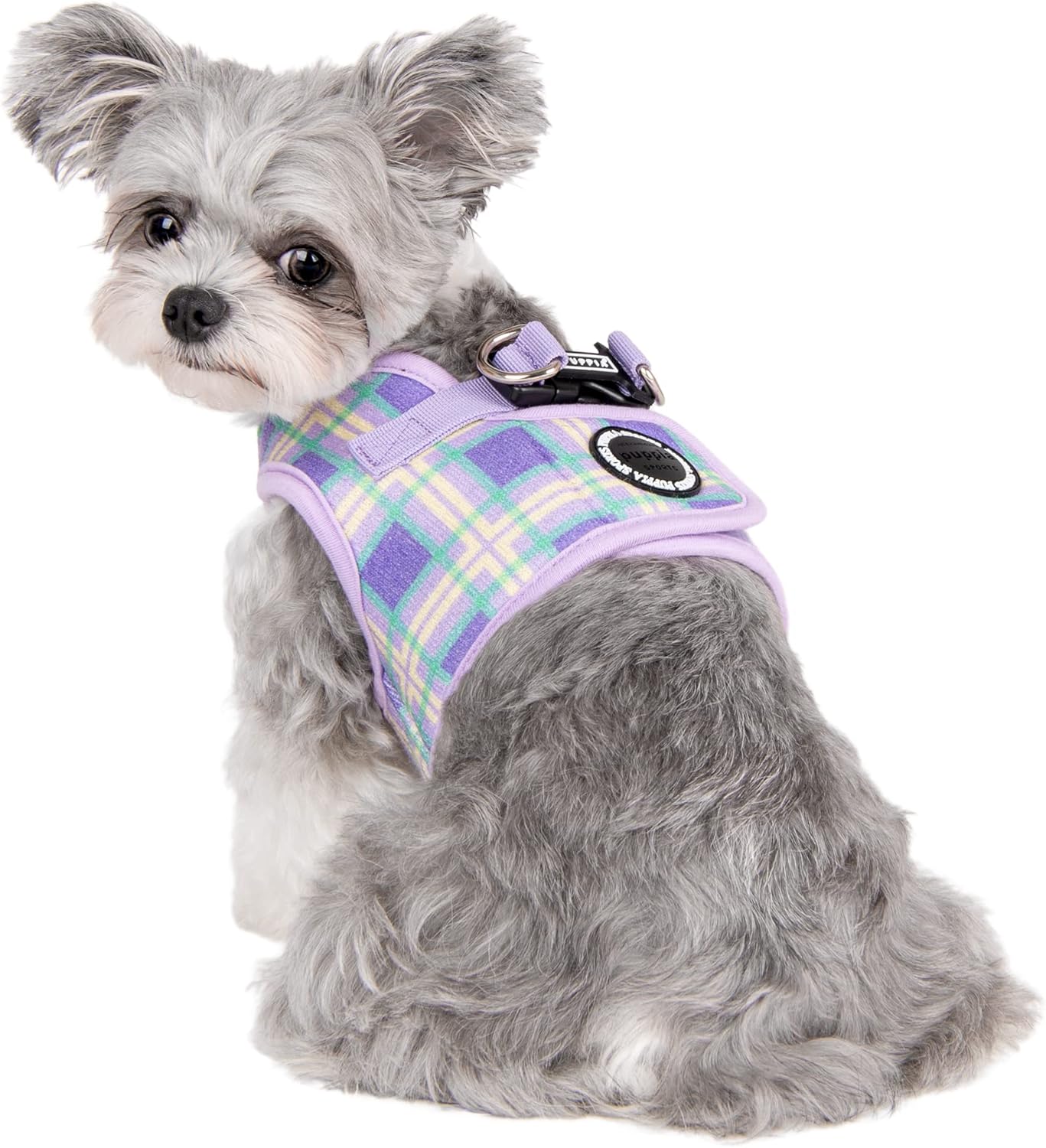 Puppia Spring and Summer Fashion Step-in Vest Dog Harness, Violet_Jaylen, Large