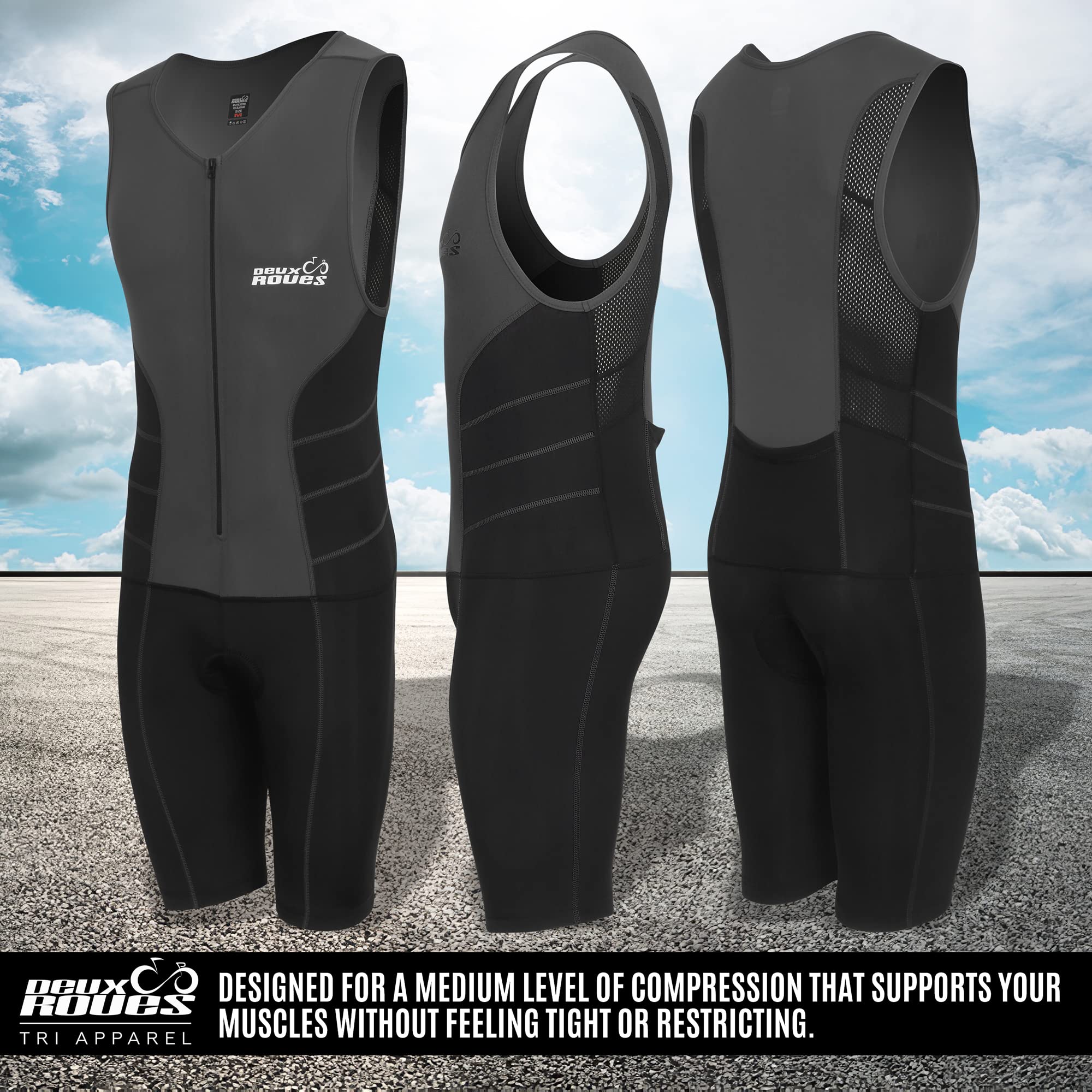 Traje de triatlón para hombre, de carreras, tri, ciclismo, sin mangas, cinturón de carreras