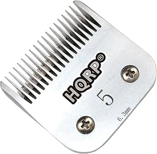 HQRP Size-5FC Animal Clipper Blade Compatible with Wahl KM Series KM-1 KM-2 KM-5 KM-10 Proficient Rapid-Fire Storm Storm-II Pet Grooming