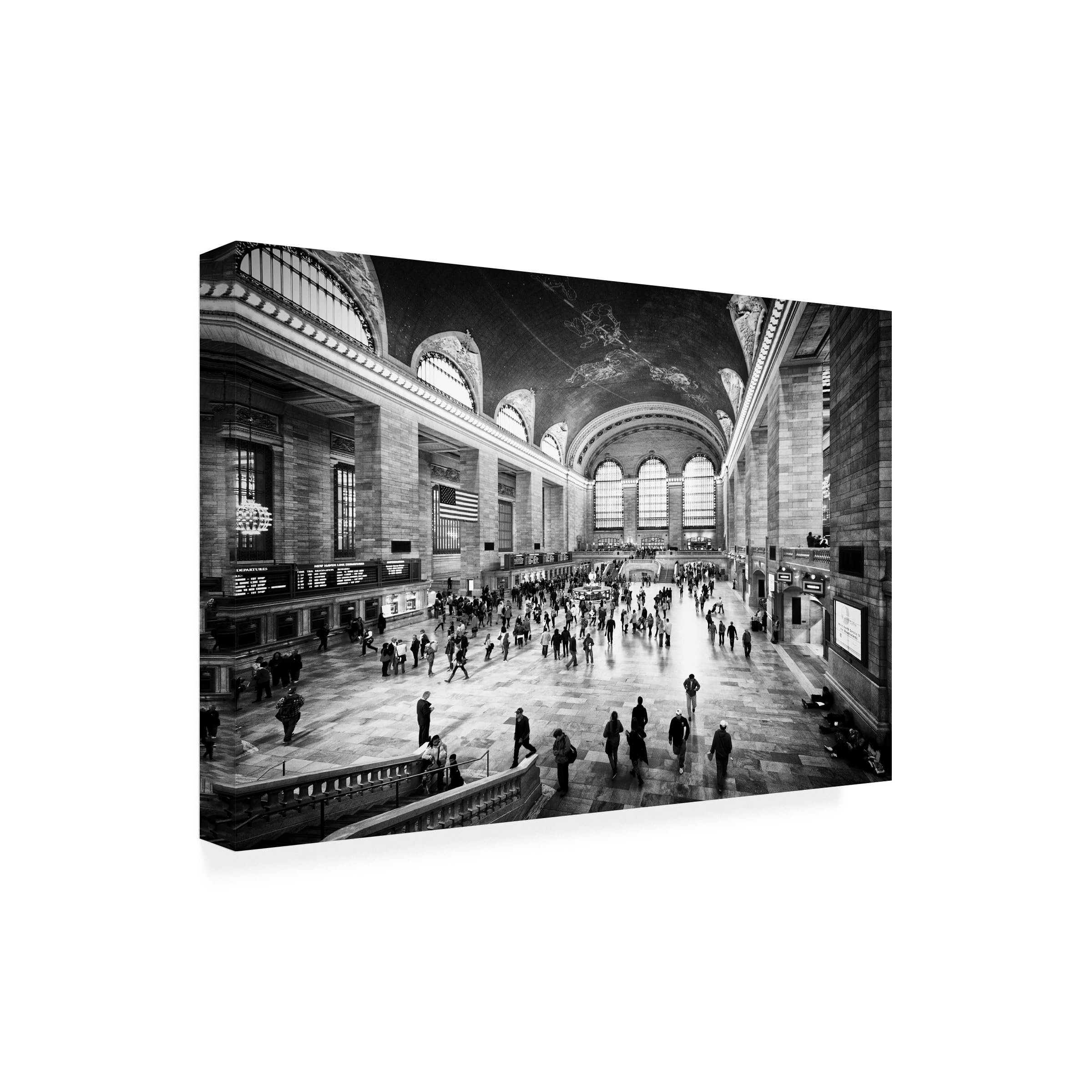 Wrapped Canvas Wall Art - Philippe Hugonnard Grand Central Terminal NYC Wall Art for Living Room Bedroom or