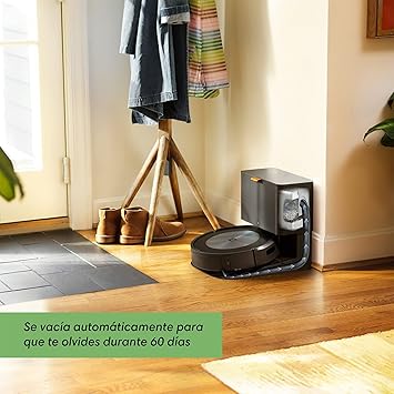 iRobot Robot Aspirador con conexión Wi-Fi Roomba® j7+ con Vaciado automático de la Suciedad - Dos cepillos de Goma multisuperficie - Ideal para Mascotas - Aprende, mapea y se Adapta a tu hogar4