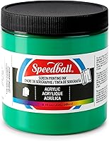 Vista 23 de Speedball Tinta acrílica para serigrafía, 8 oz, negra para impresiones en papel, fabricada en EE. UU
