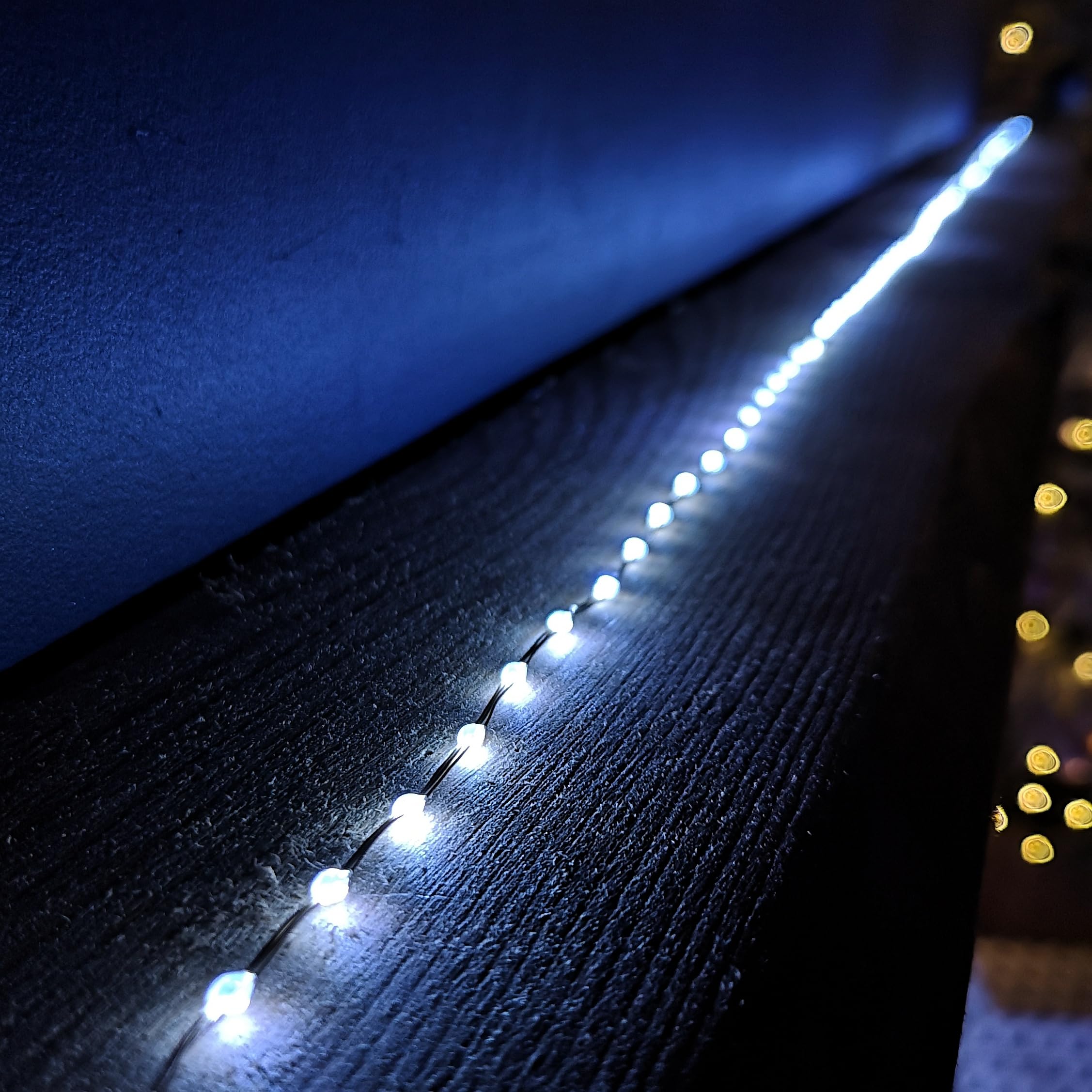 Premier White 12.8M Compact Microbrights Christmas Lights With 800 Leds In